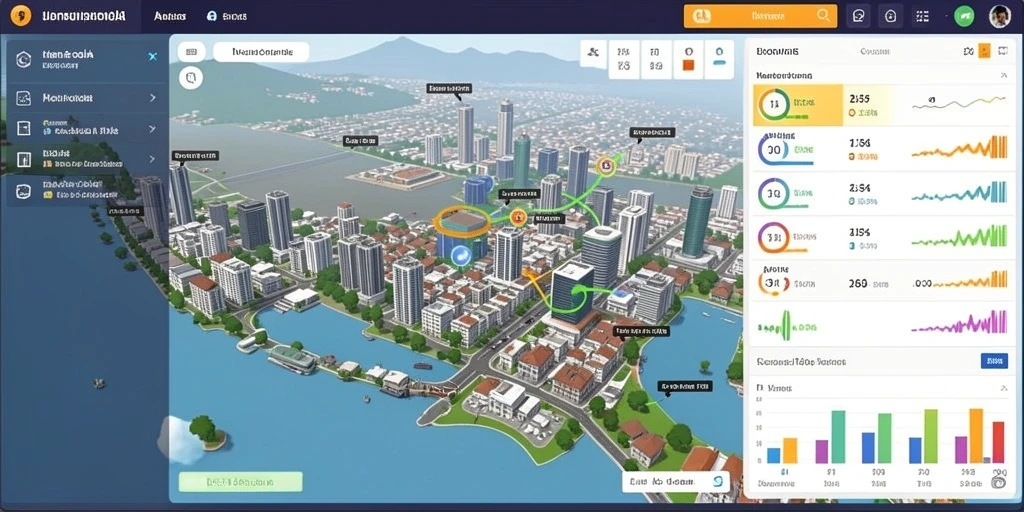 Tampilan awal permainan yang menarik dan user-friendly.