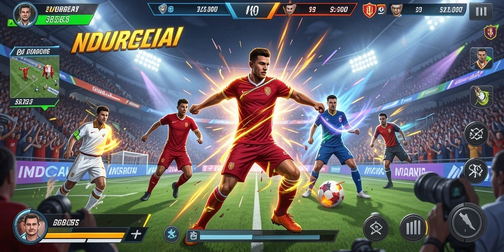 Tampilan interaktif dengan tema slot yang beragam.