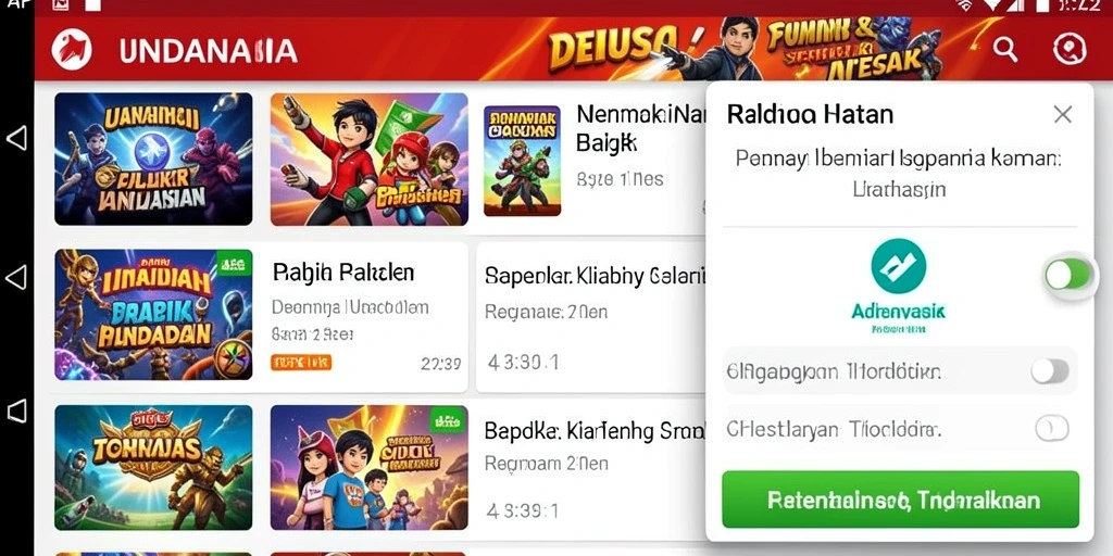 Tampilan antarmuka yang ramah pengguna.