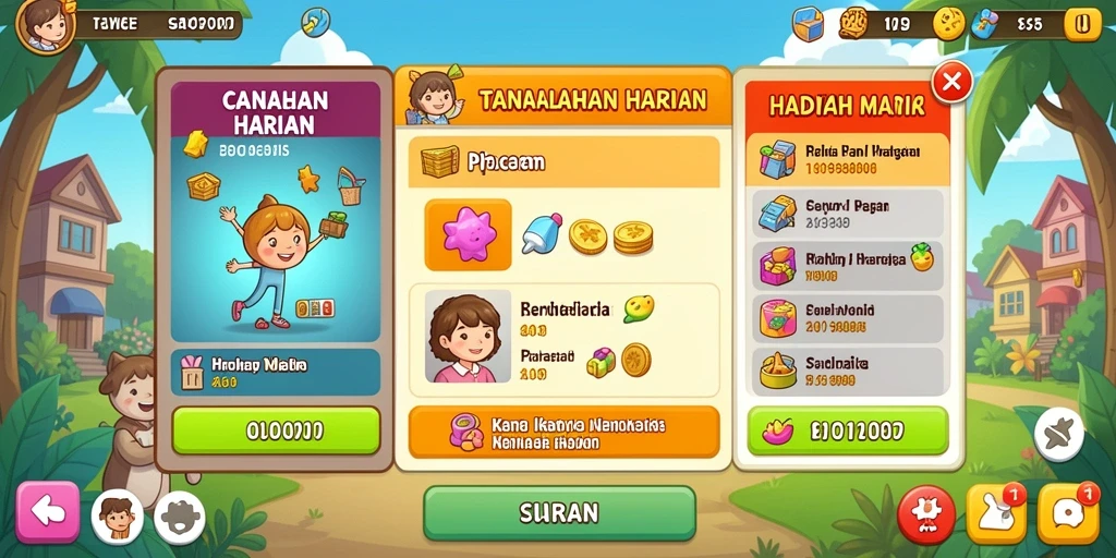 Tampilan antarmuka yang menarik dan mudah digunakan.